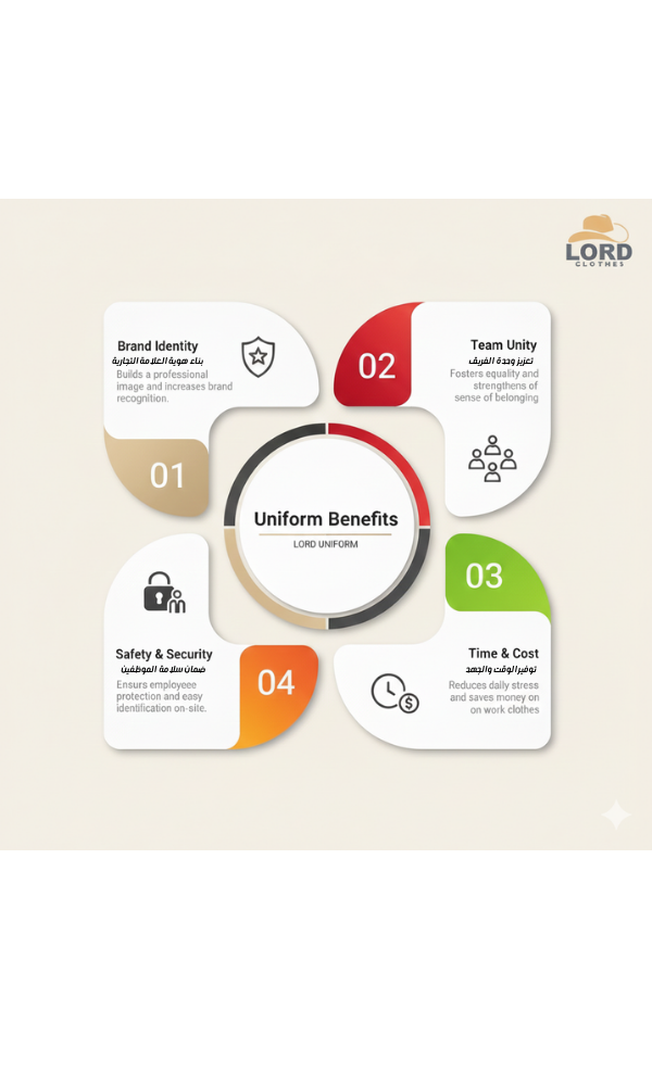 4 فوائد الزي الموحد للموظفين والشركات | لورد يونيفورم