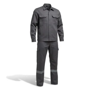 Coverall worker